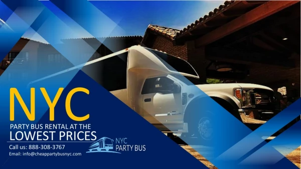 NYC Party Bus Service at The Lowest Prices