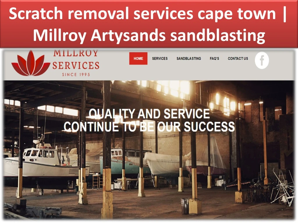 scratch removal services cape town millroy artysands sandblasting