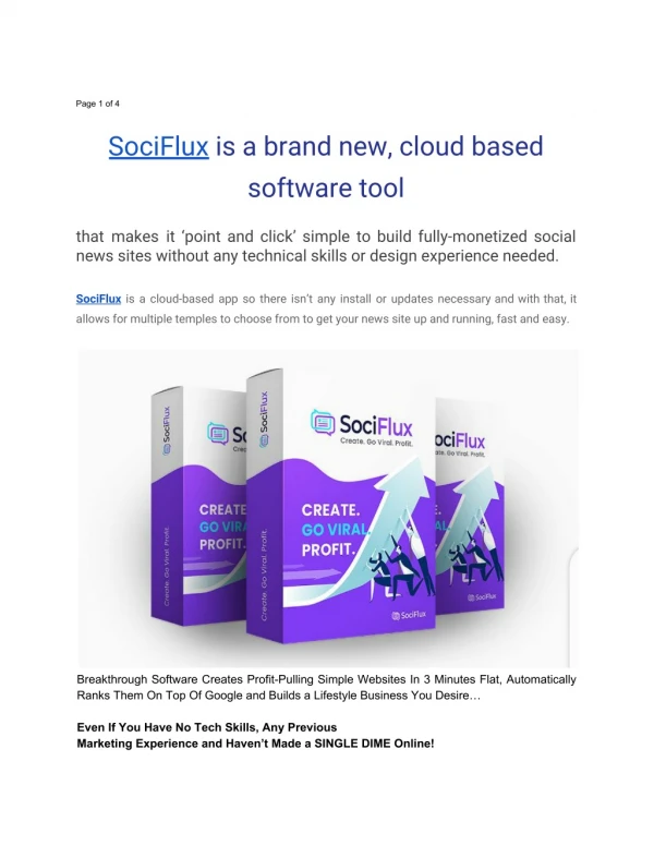 Get Traffic_Make Money_With SociFlux Software