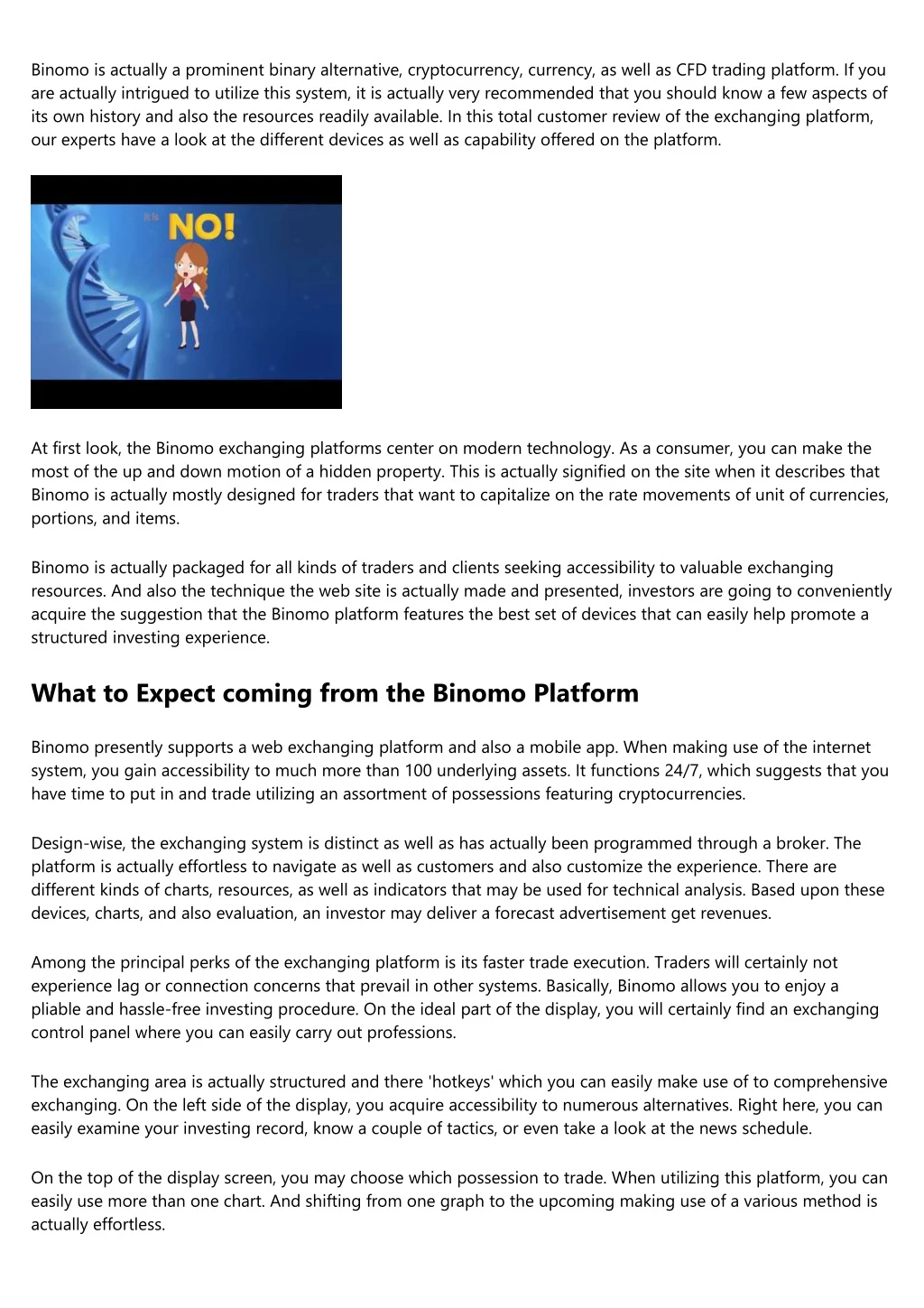 binomo is actually a prominent binary alternative