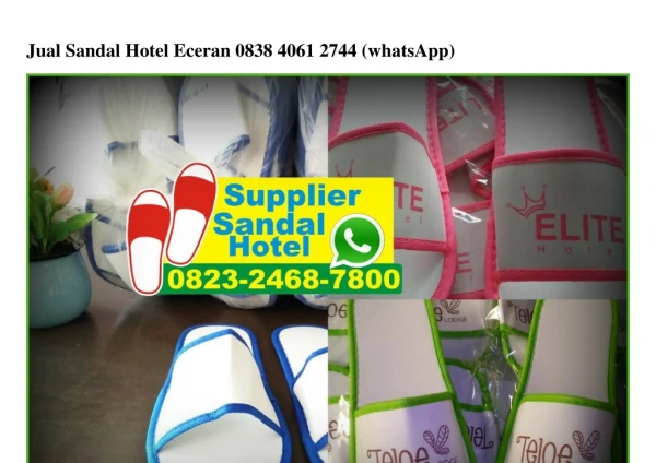 jual sandal hotel eceran 0838 4061 2744 whatsapp