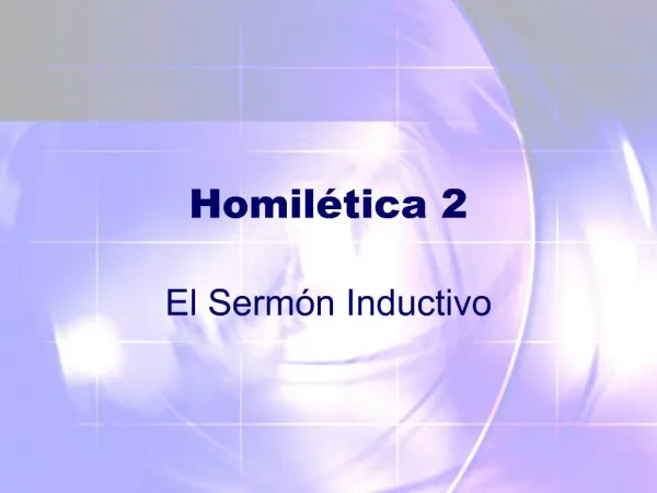 Homil tica 2