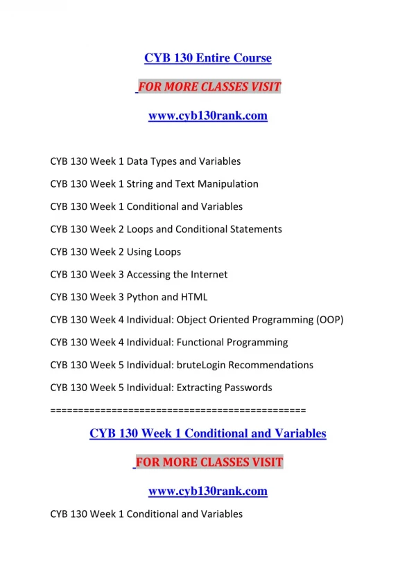 CYB 130 RANK Knowledge Specialist--cyb130rank.com