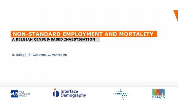 Non-standard employment and mortality