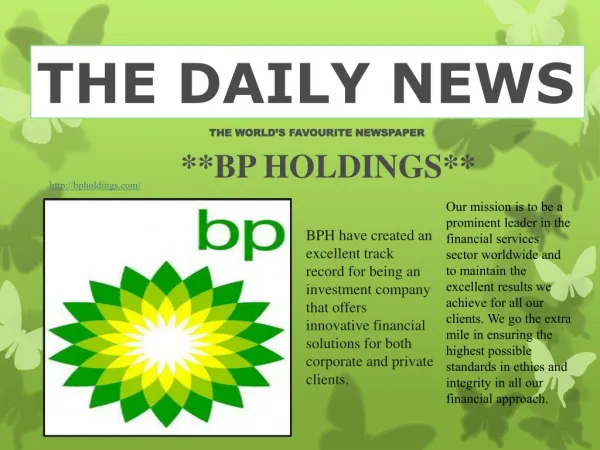 BP Holdings, 10 TOP TIPS TO BEAT THE SCAMMERS, BP Holdings