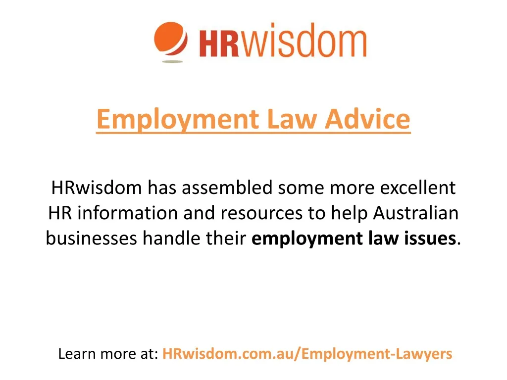employment law advice