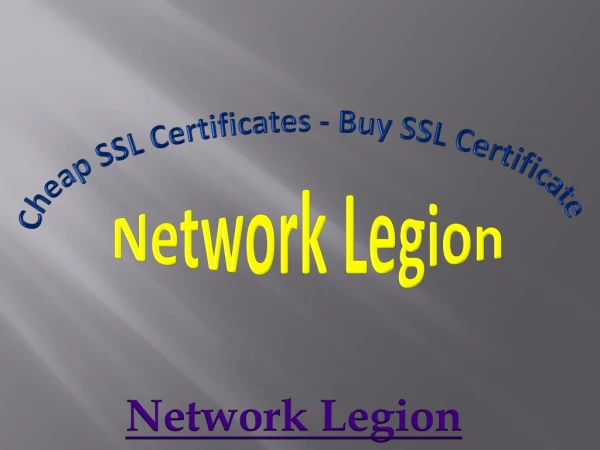 Cheap SSL Certificates - Buy SSL Certificate