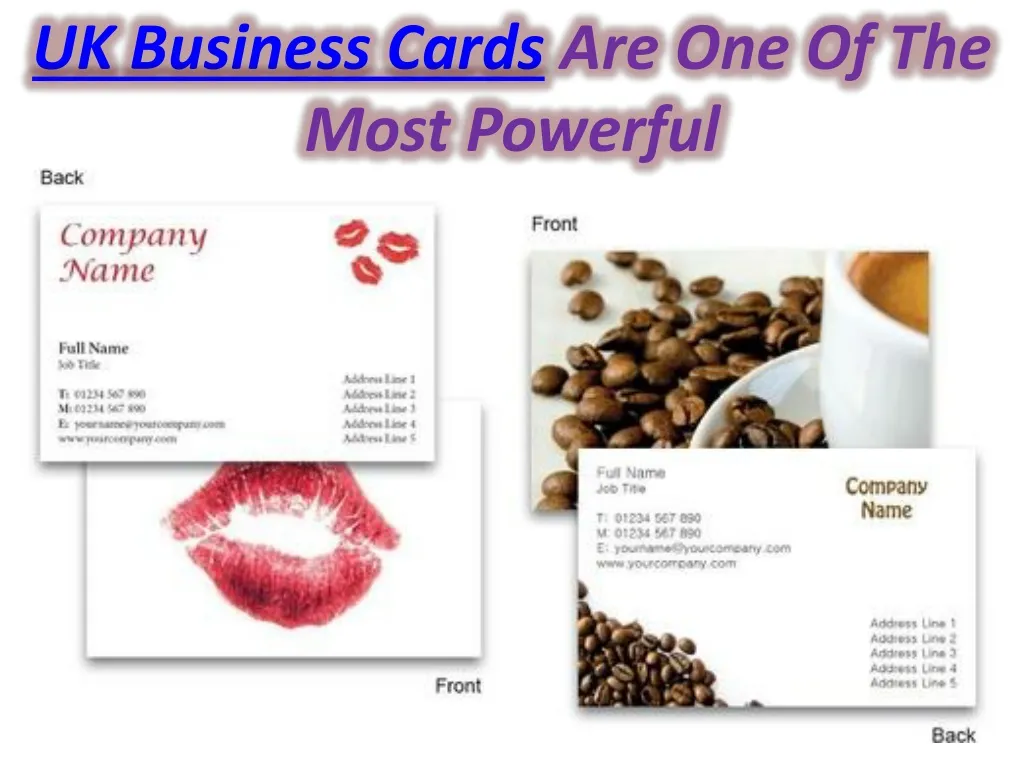uk business cards are one of the most powerful
