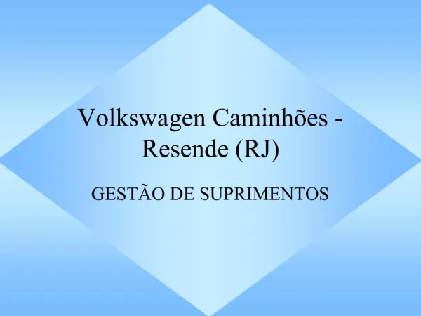 Volkswagen Caminh es - Resende RJ