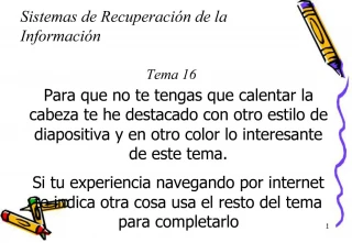 Sistemas de Recuperaci n de la Informaci n - slide 1