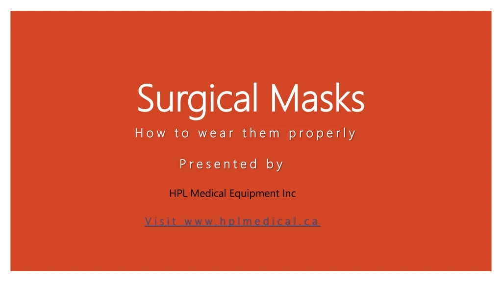surgical masks