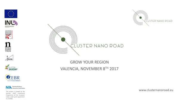 GROW YOUR REGION VALENCIA, NOVEMBER 8 TH 2017