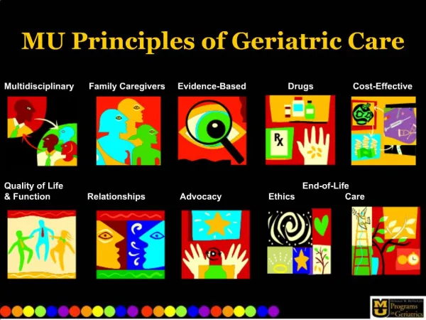 MU Principles of Geriatric Care