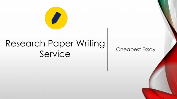 research paper writing service