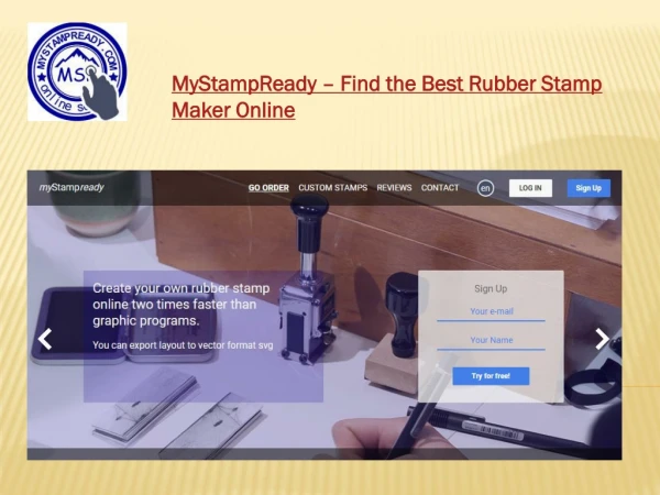 mystampready find the best rubber stamp maker