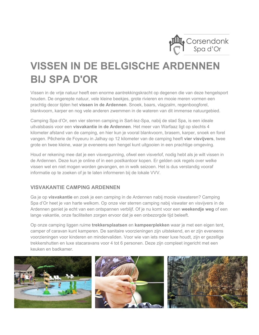 vissen in de belgische ardennen bij spa d or