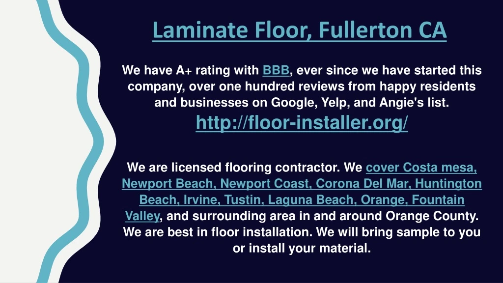 laminate floor fullerton ca