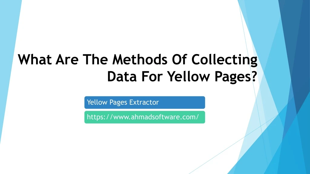 what are the methods of collecting data