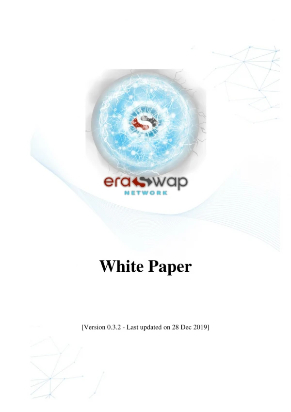 Eraswap  Network Whitepaper