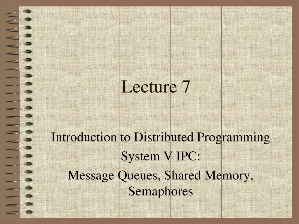 lecture 7