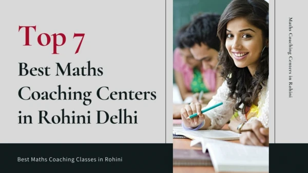Top 7 Best Maths Coaching Centers in Rohini Delhi