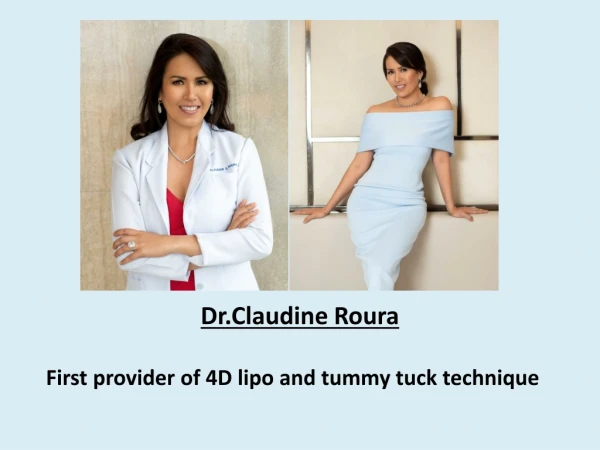 Dr.Claudine Roura | Contours Makati | Expert in Injectable Tissue Replacement and Rejuvenation