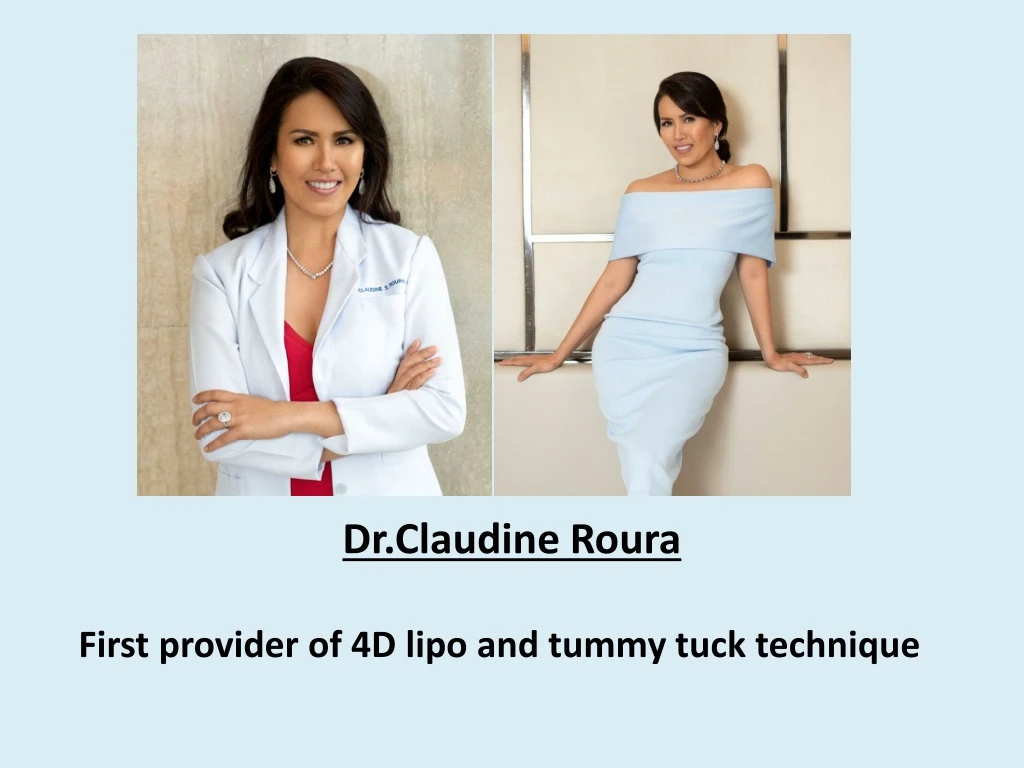 dr claudine roura first provider of 4d lipo