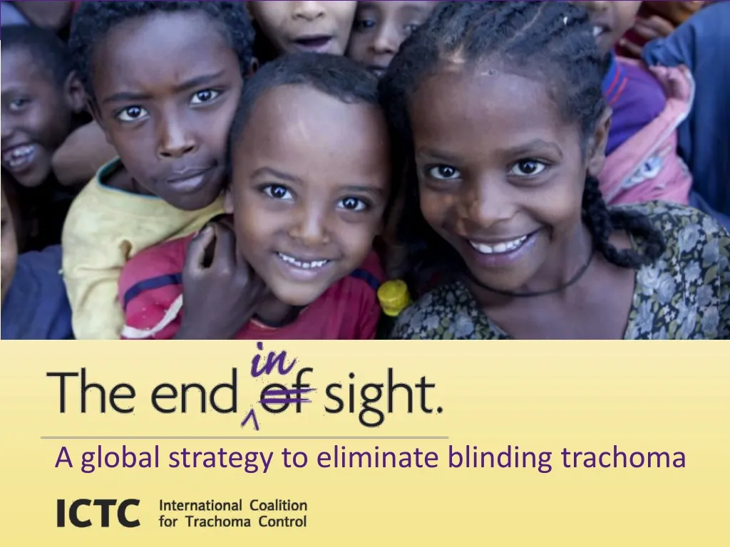 a global strategy to eliminate blinding trachoma