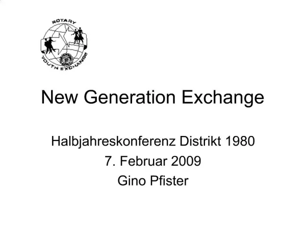 New Generation Exchange