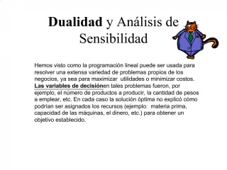 Dualidad y An lisis de Sensibilidad - slide 1