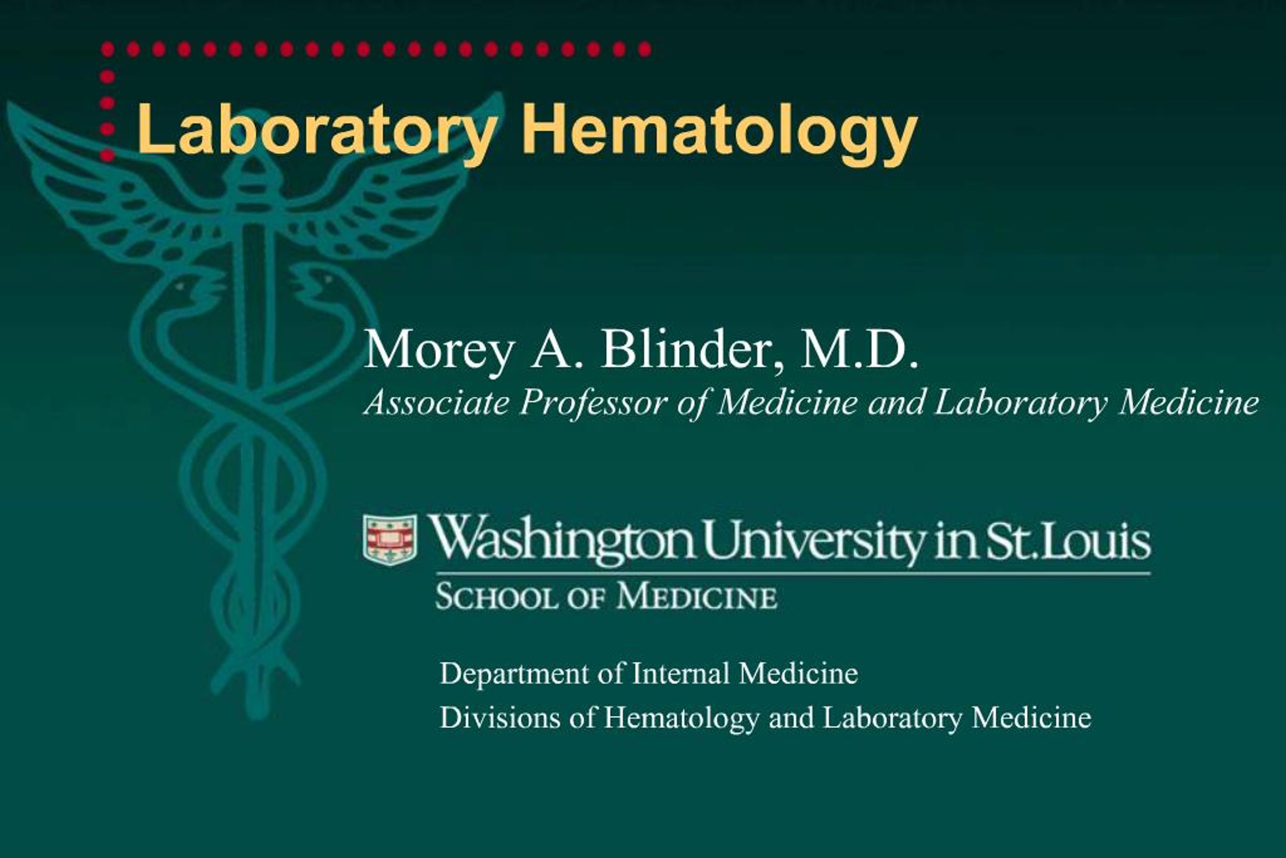 PPT - Laboratory Hematology PowerPoint Presentation, free download - ID ...