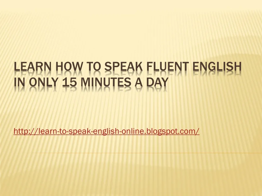 http learn to speak english online blogspot com
