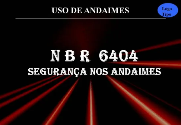 N B R 6404 SEGURAN A NOS ANDAIMES