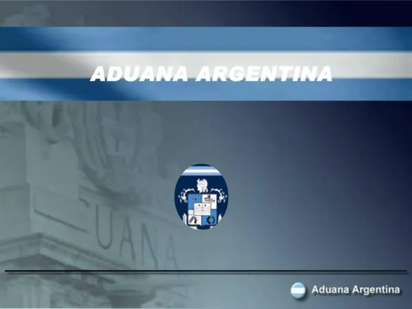 ADUANA ARGENTINA