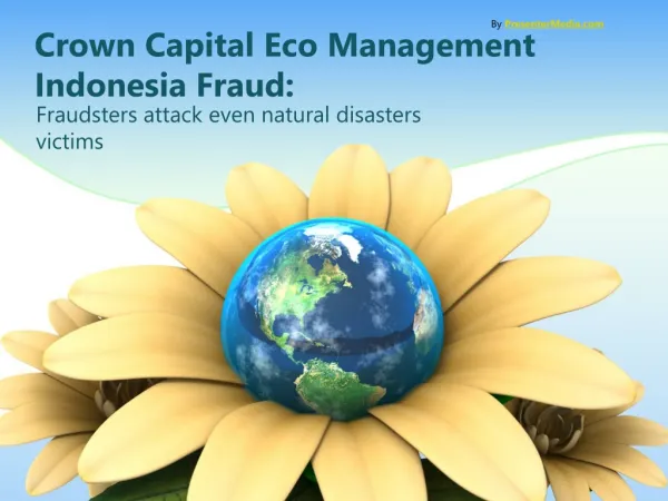 Zimbio - Crown Capital Eco Management Indonesia Fraud