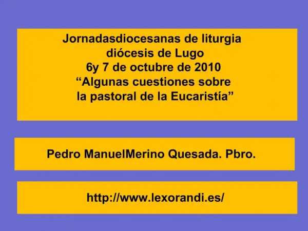 Lexorandi.es