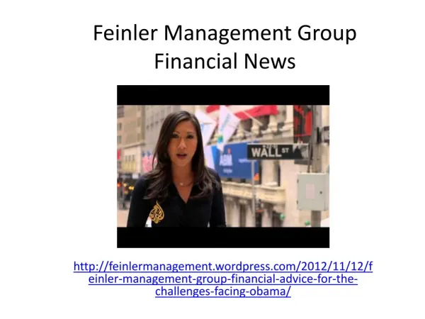 Feinler Management Group Financial News