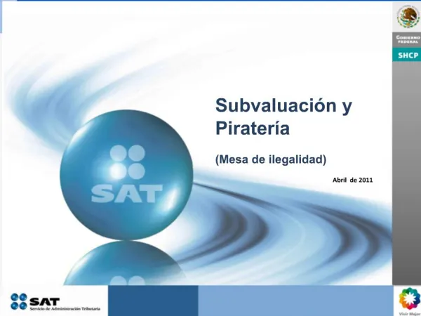 Subvaluaci n y Pirater a Mesa de ilegalidad