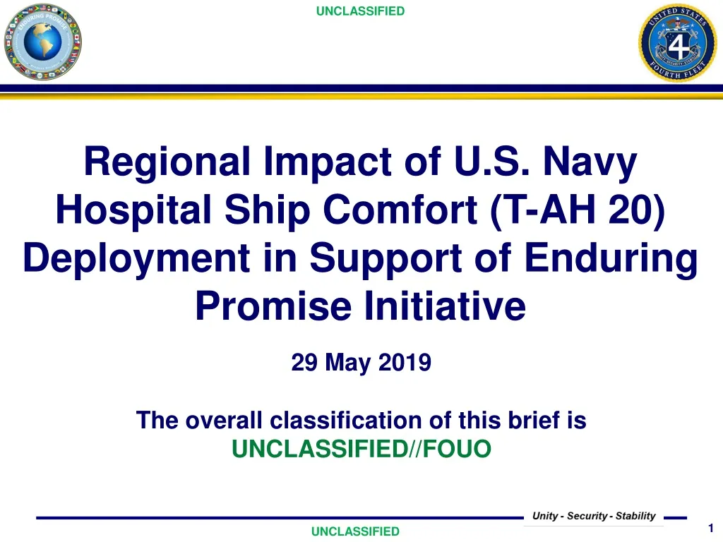 regional impact of u s navy hospital ship comfort