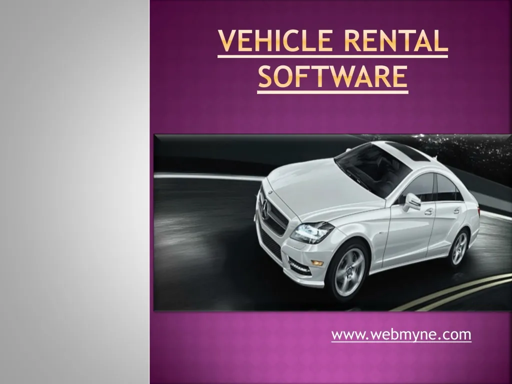 vehicle rental software