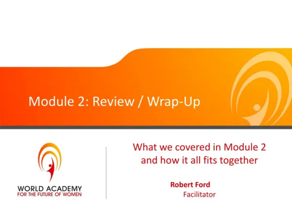 Module 2: Review / Wrap-Up