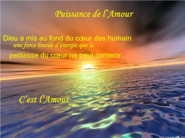 Puissance de l Amour