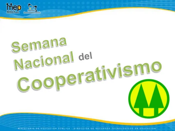Semana Nacional del Cooperativismo
