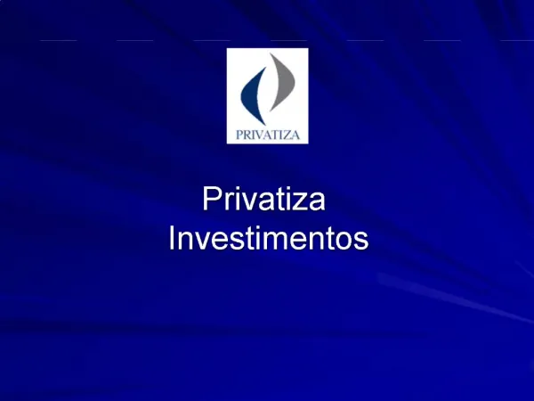 Privatiza Investimentos