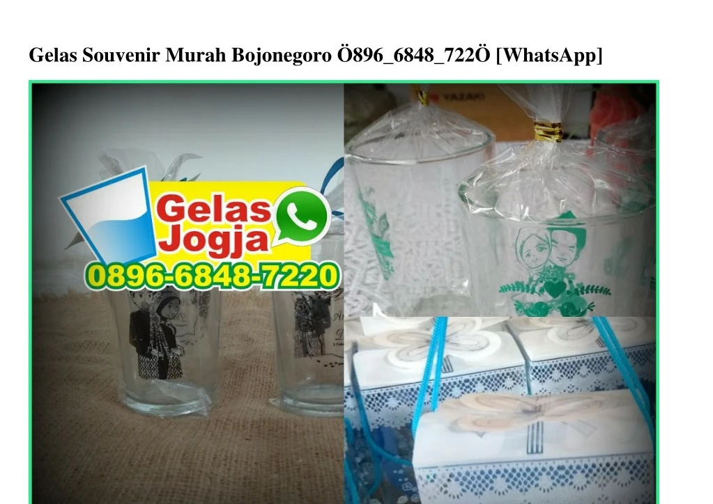 gelas souvenir murah bojonegoro 896 6848