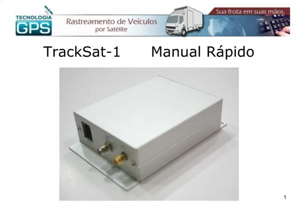 TrackSat-1 Manual R pido