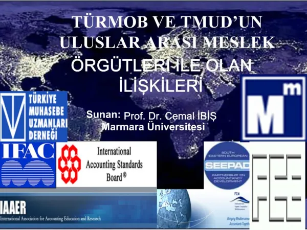 Sunan: Prof. Dr. Cemal IBIS Marmara niversitesi