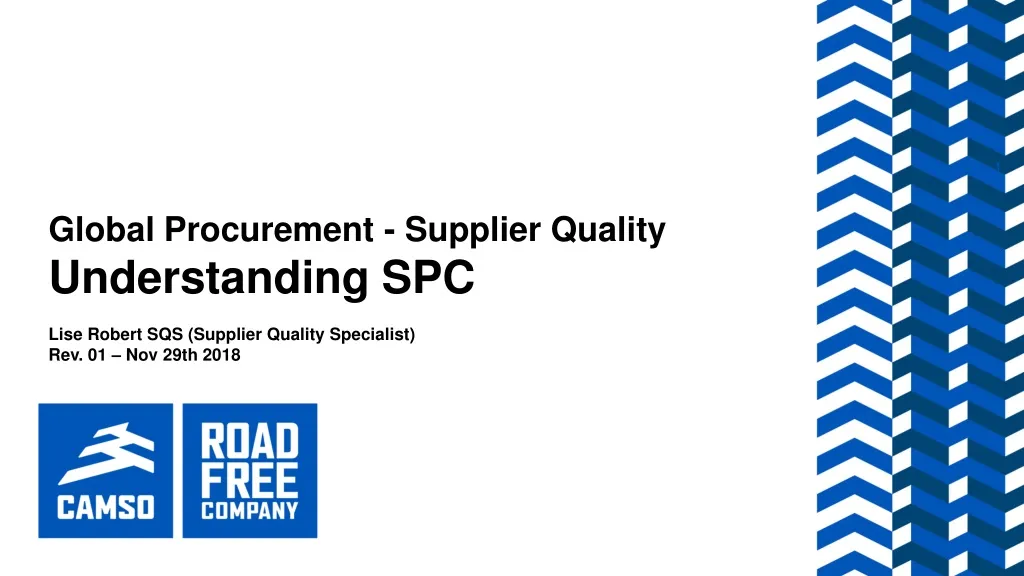 global procurement supplier quality understanding spc