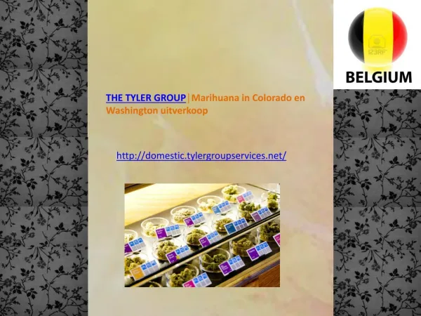 THE TYLER GROUP│Marihuana in Colorado en Washington uitverko