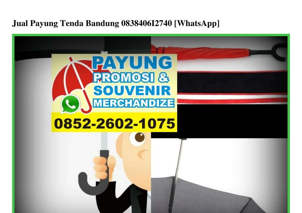 jual payung tenda bandung 0838406i2740 whatsapp